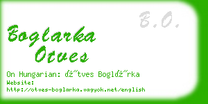 boglarka otves business card